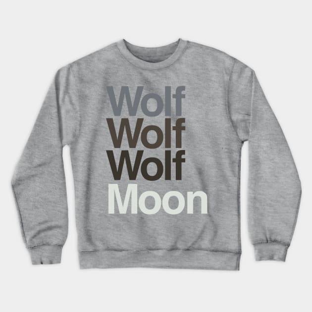 3 Wolvetica Crewneck Sweatshirt by 5eth